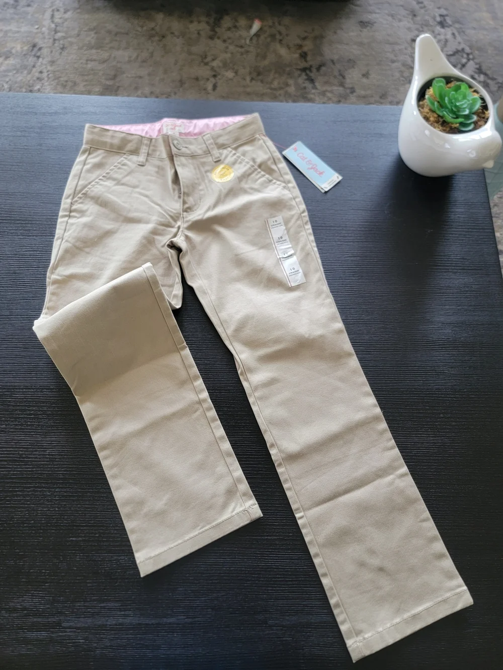 SET Of 2 Cat & Jack School Uniform, Shirt & Pants Size L(10/12) ($26)